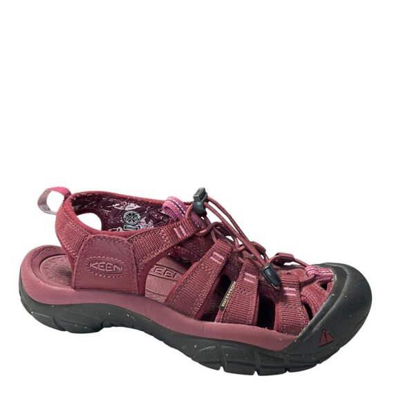 Womens Keen Newport H2 Sandals Size 7 Burgundy - Picture 1 of 10